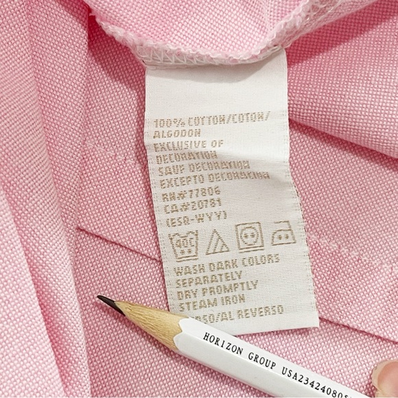 Tommy Hilfiger Women’s 100% Cotton Oxford Button Down Long Sleeve Shirt Size L - Picture 8 of 8